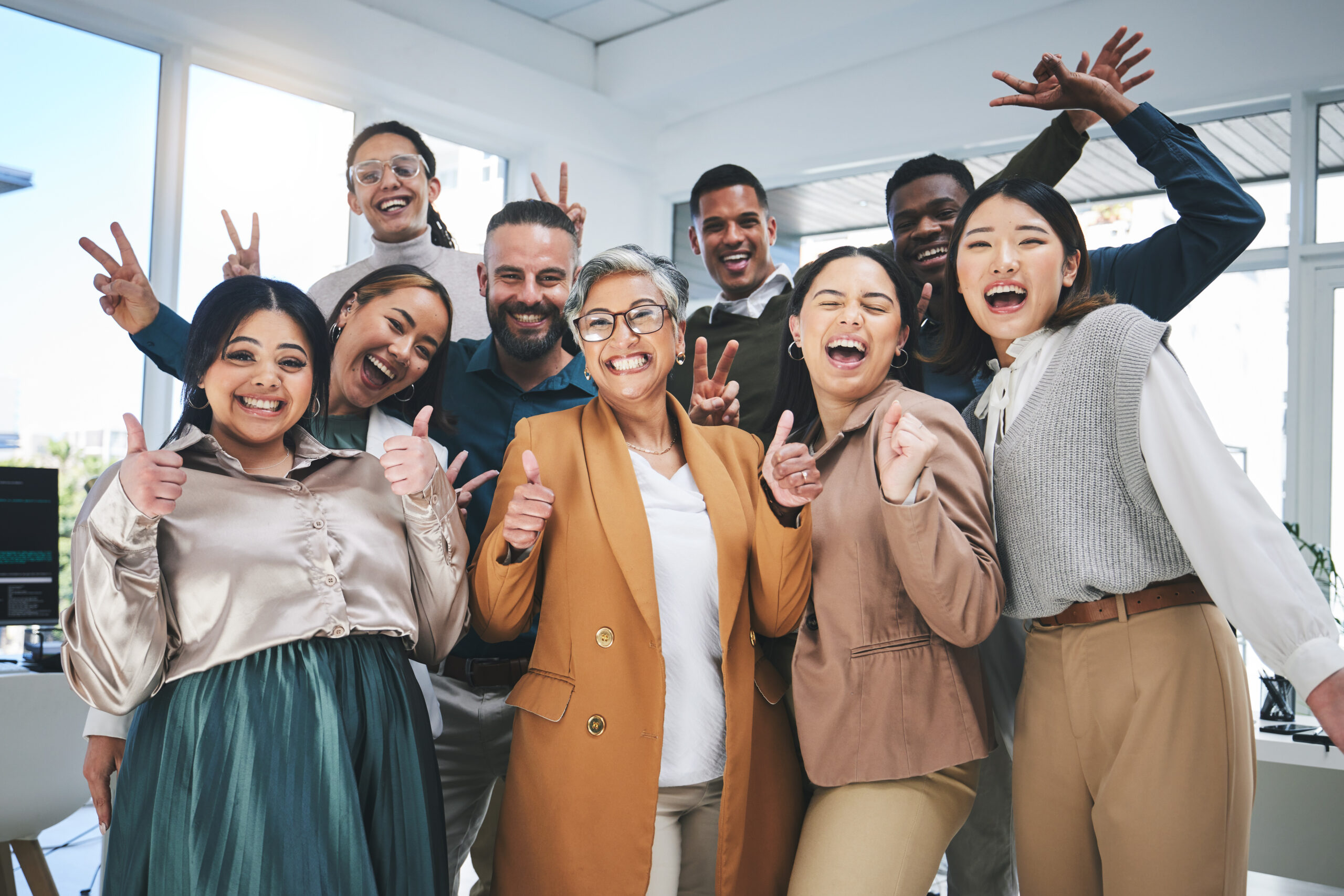 Group of people celebrating an occasion