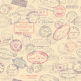 Vintage postage stamps background