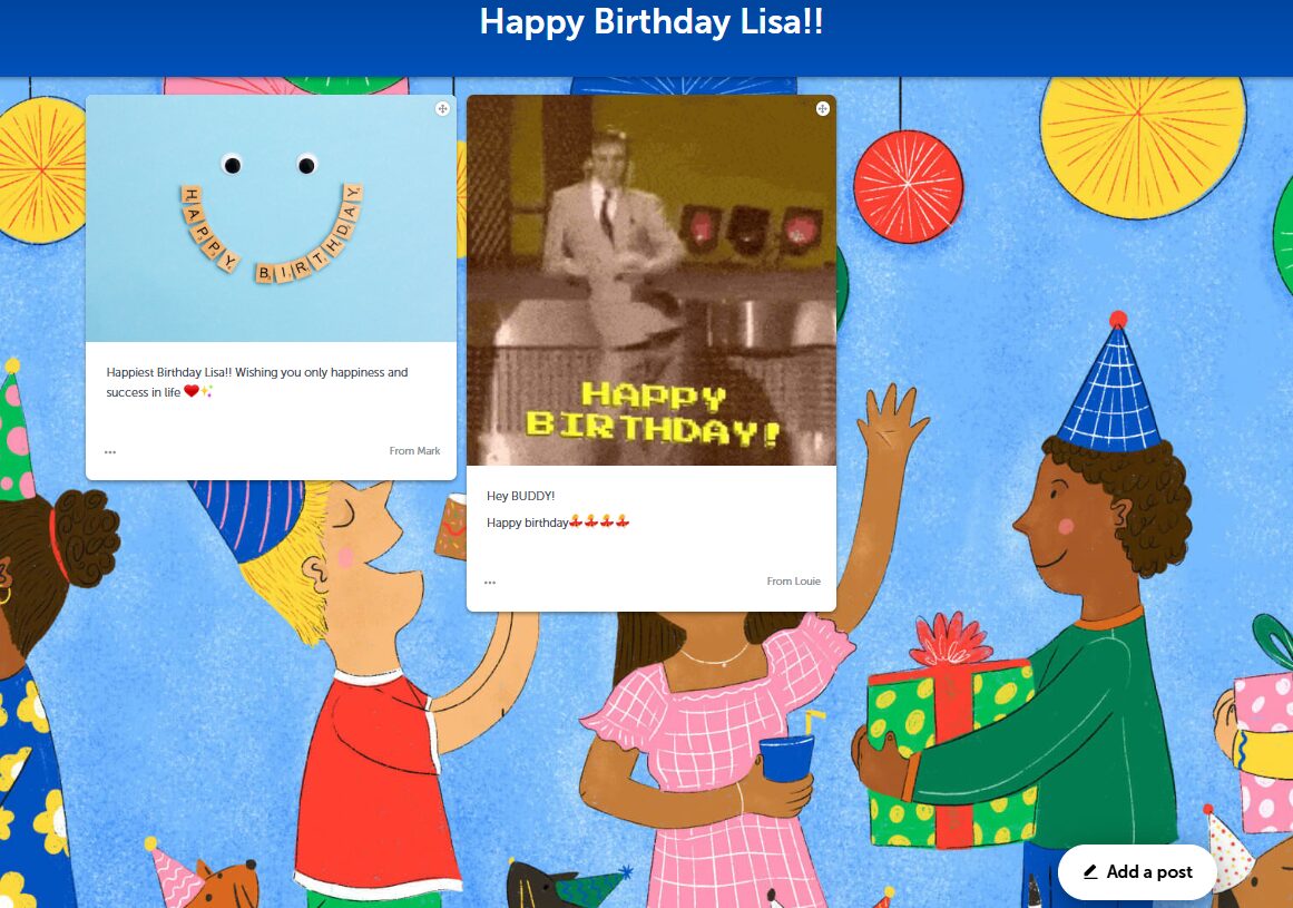Personalized Birthday Ecard