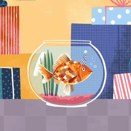 fish online birthday card