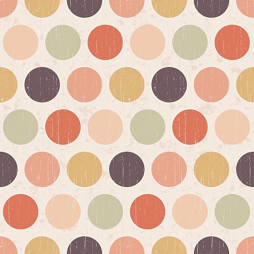Polka dot birthday card background