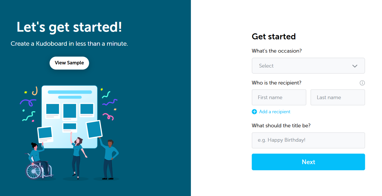 create a kudoboard