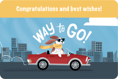 Congratulations and best wishes! Kudoboard