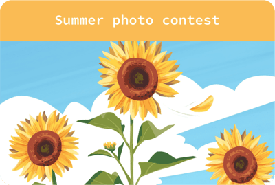 Summer photo content Kudoboard